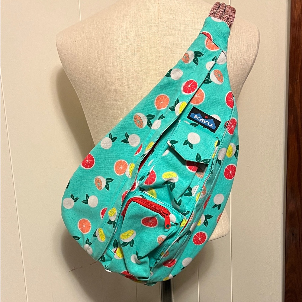 Kavu Rope Sling Citrus Grove pattern